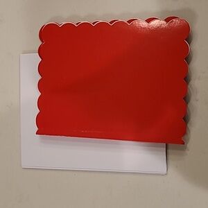 Bundle of 6 Blank Red Cards